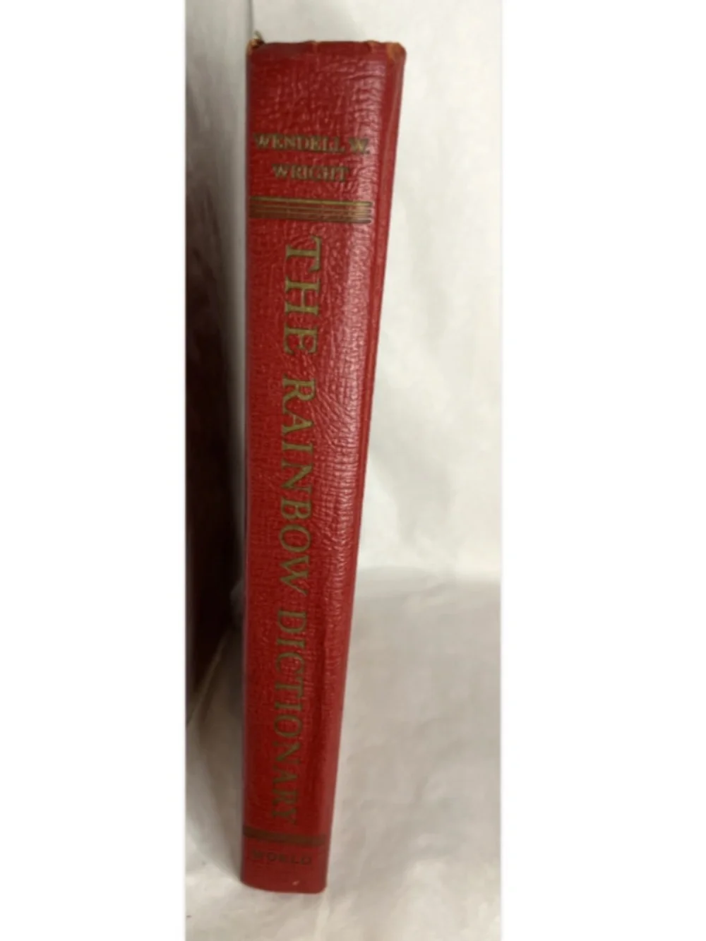 Vintage The Rainbow Dictionary by Wendell W Wright (HC, 1947, 12th print) Color
